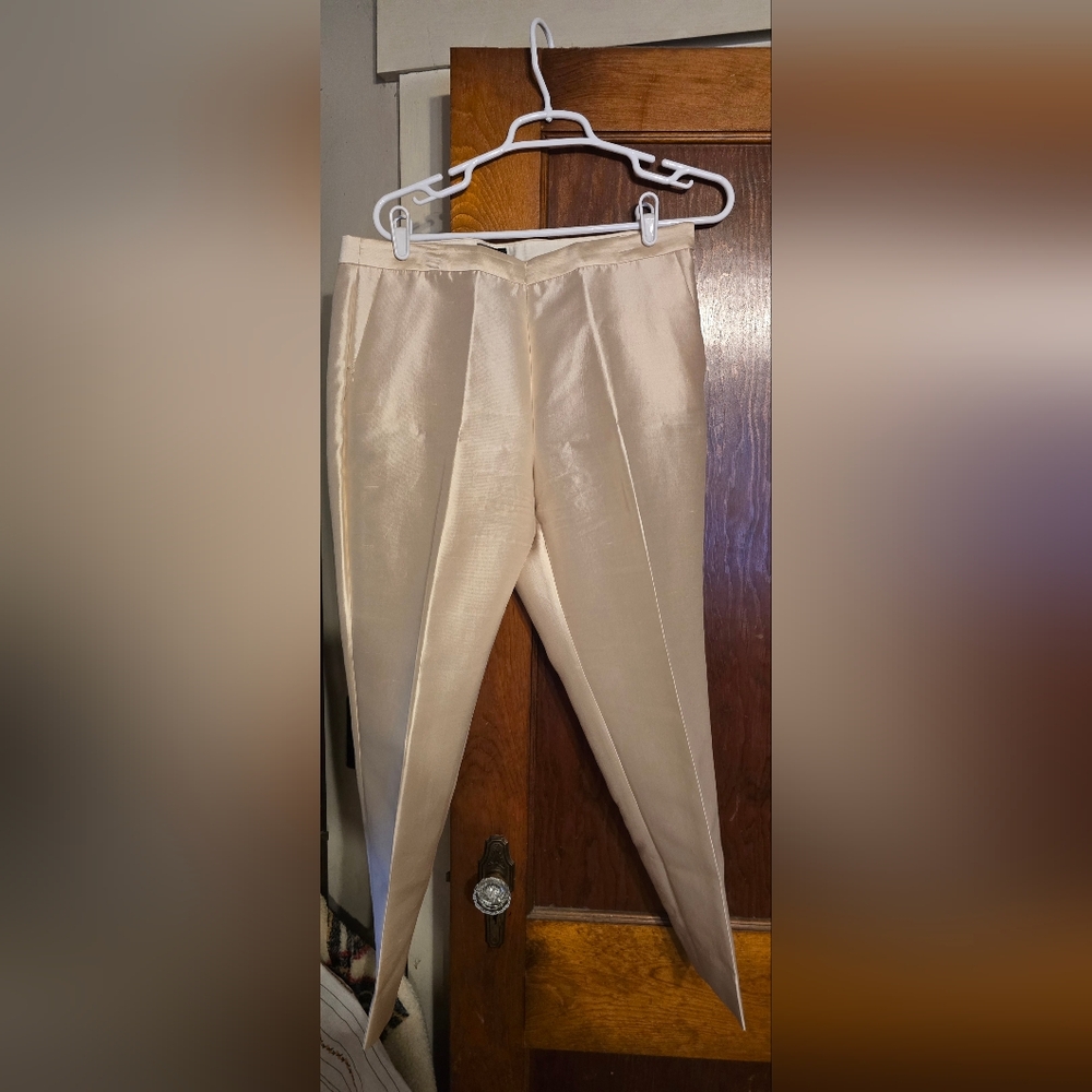 JCrew silk pants 12P